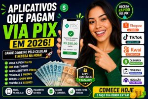Aplicativos Que Pagam Via Pix em 2026 Veja os Mais Confiáveis